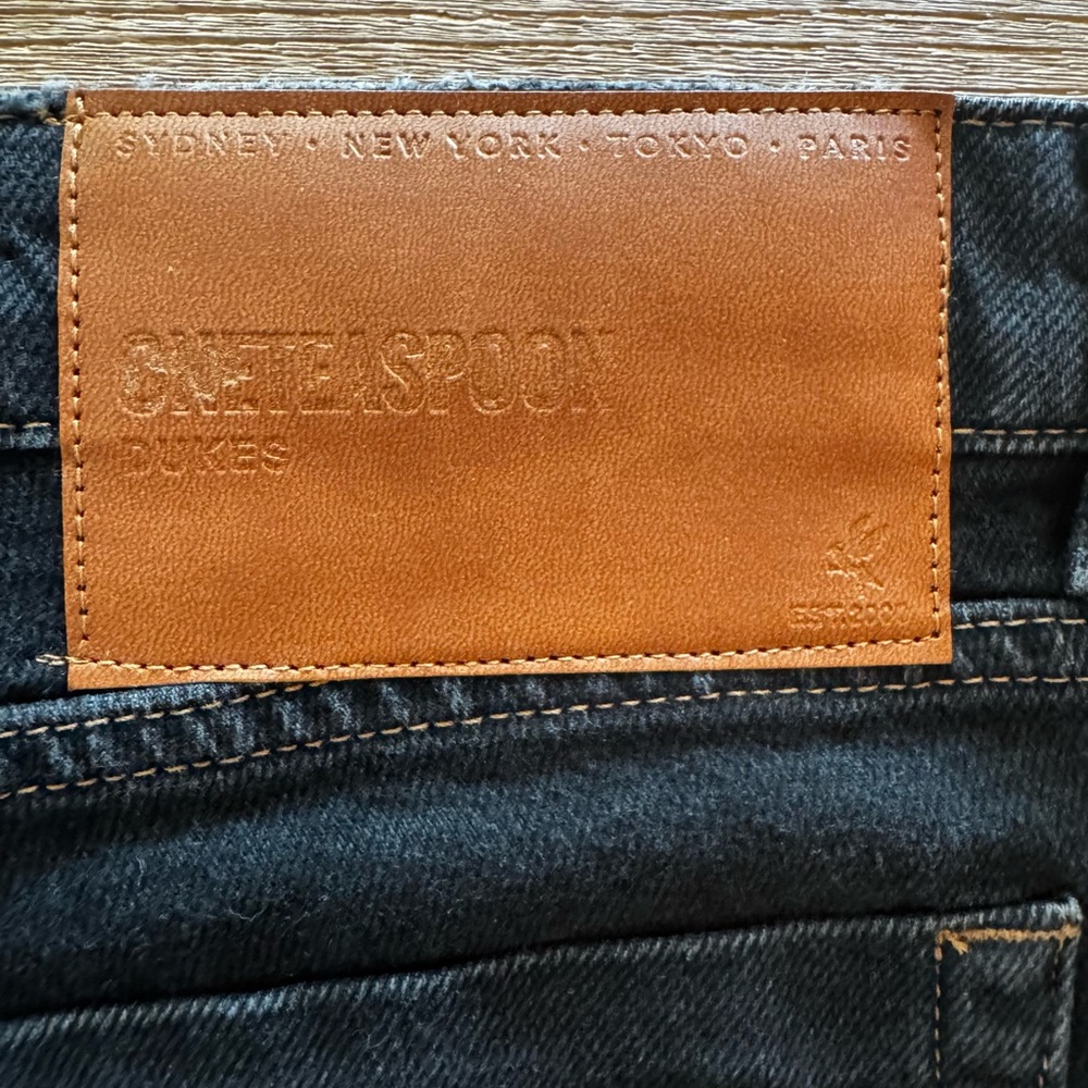 One Teaspoon Dukes Shorts in Worn Black Color - Picture 5 of 5